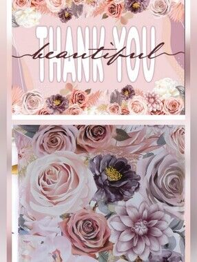 Poly Mailers Set Of 25 (10×13) + 25 Thank You Beautiful Cards Boho Floral